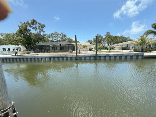 Seawall Siesta Key Residentail completed 2